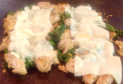 Marinated Grilled Chicken, Broccoli & Cheese